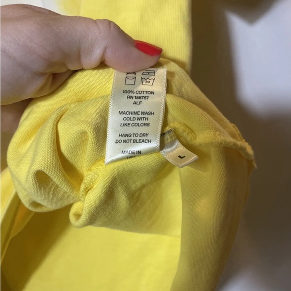 Madhappy Snapchat Collab T Shirt Tie Die Yellow White Read Description NEW Large - Picture 9 of 9